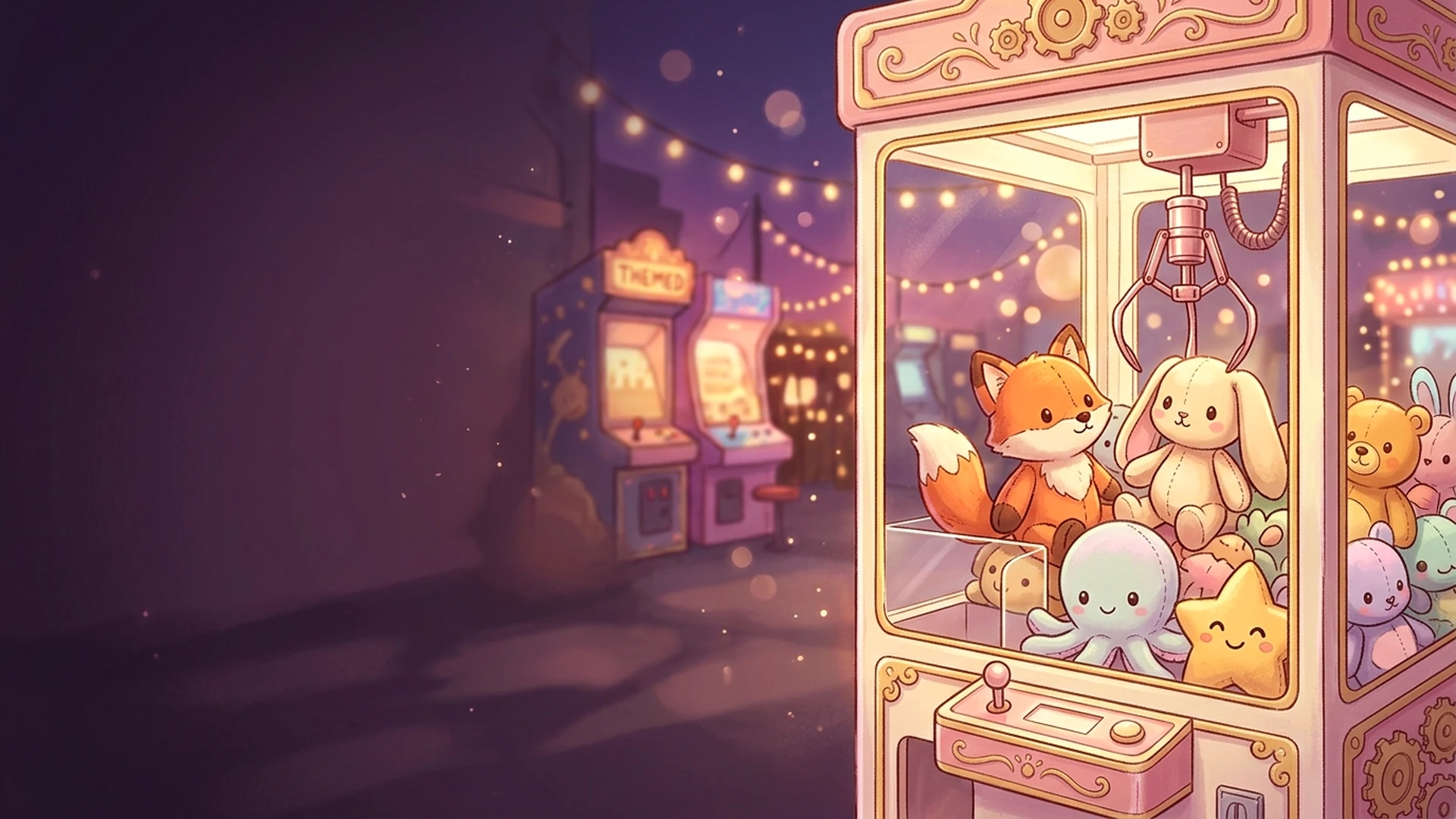 Plushie Planet — The Cozy Claw Arcade cozy arcade game hero image